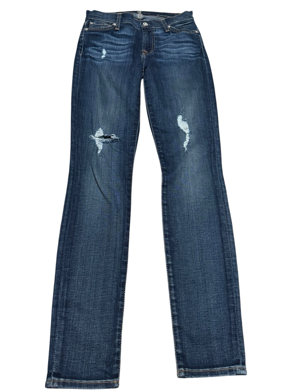 7 For All Mankind Dark Blue Jeans
